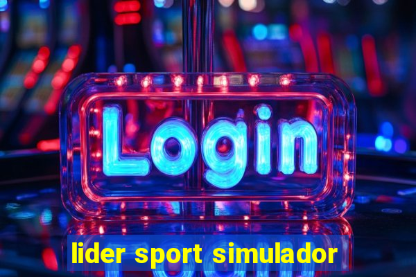 lider sport simulador